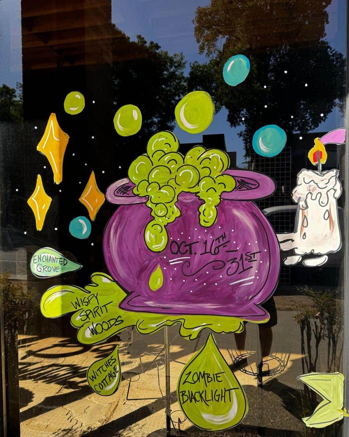 The painted cauldron window at 300 E Street
